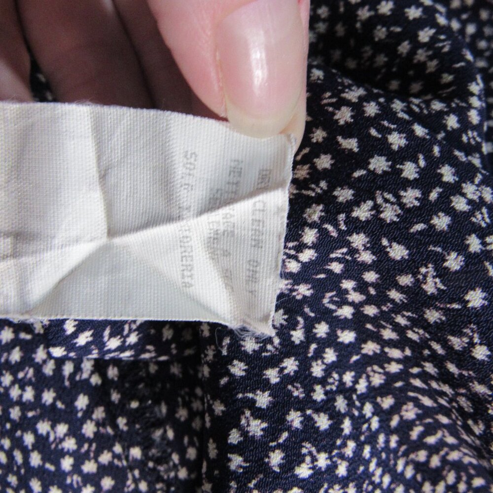 90s Floral Button Down Karen Kane Mini Dress Size 6 - Picture 6 of 7